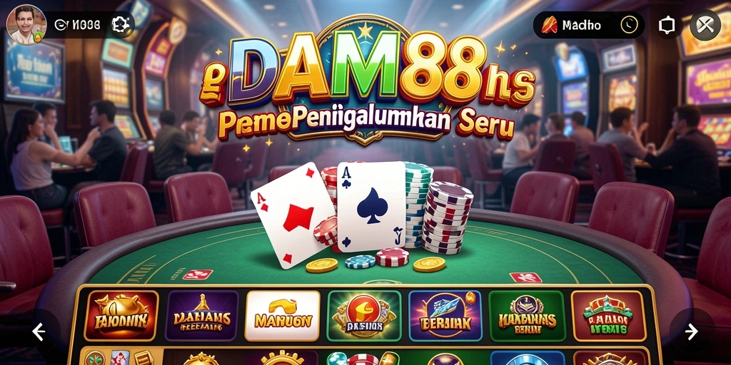 Screenshot gameplay Kasino dengan grafis menawan dan fitur menarik.