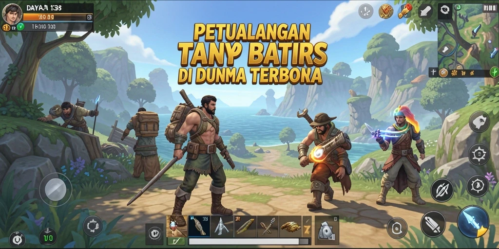 Screenshot utama DAYA138 menampilkan aksi seru dalam dunia Open World.