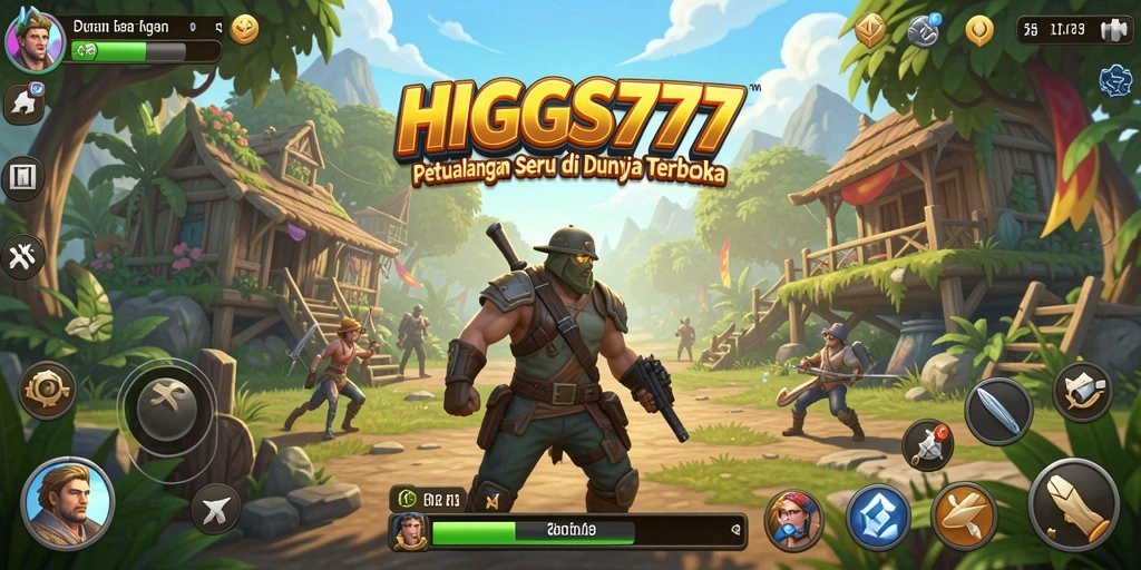 Screenshot HIGGS777 menampilkan kemegahan dunia terbuka yang luas.