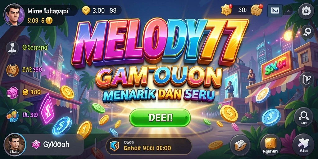 Tangkapan layar yang menunjukkan aksi gameplay Tycoon di MELODY77.