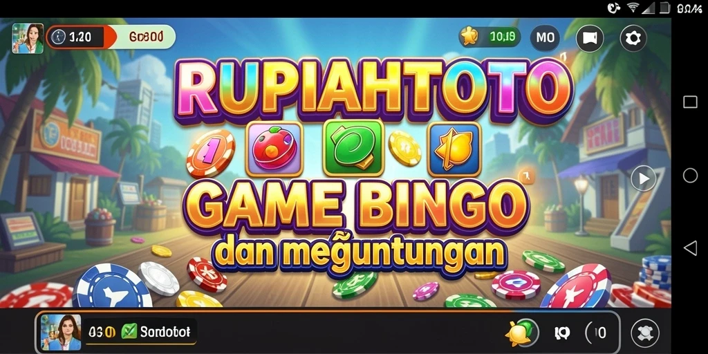 Tampilan gameplay menarik dari RUPIAHTOTO yang penuh keseruan Bingo.