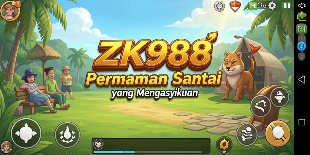 Tampilan gameplay ZK988 yang menawan dan penuh warna.